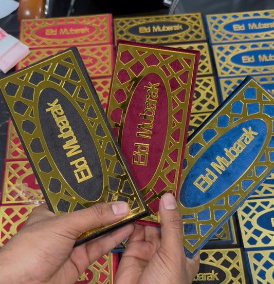 Velvet Eid Card Box
